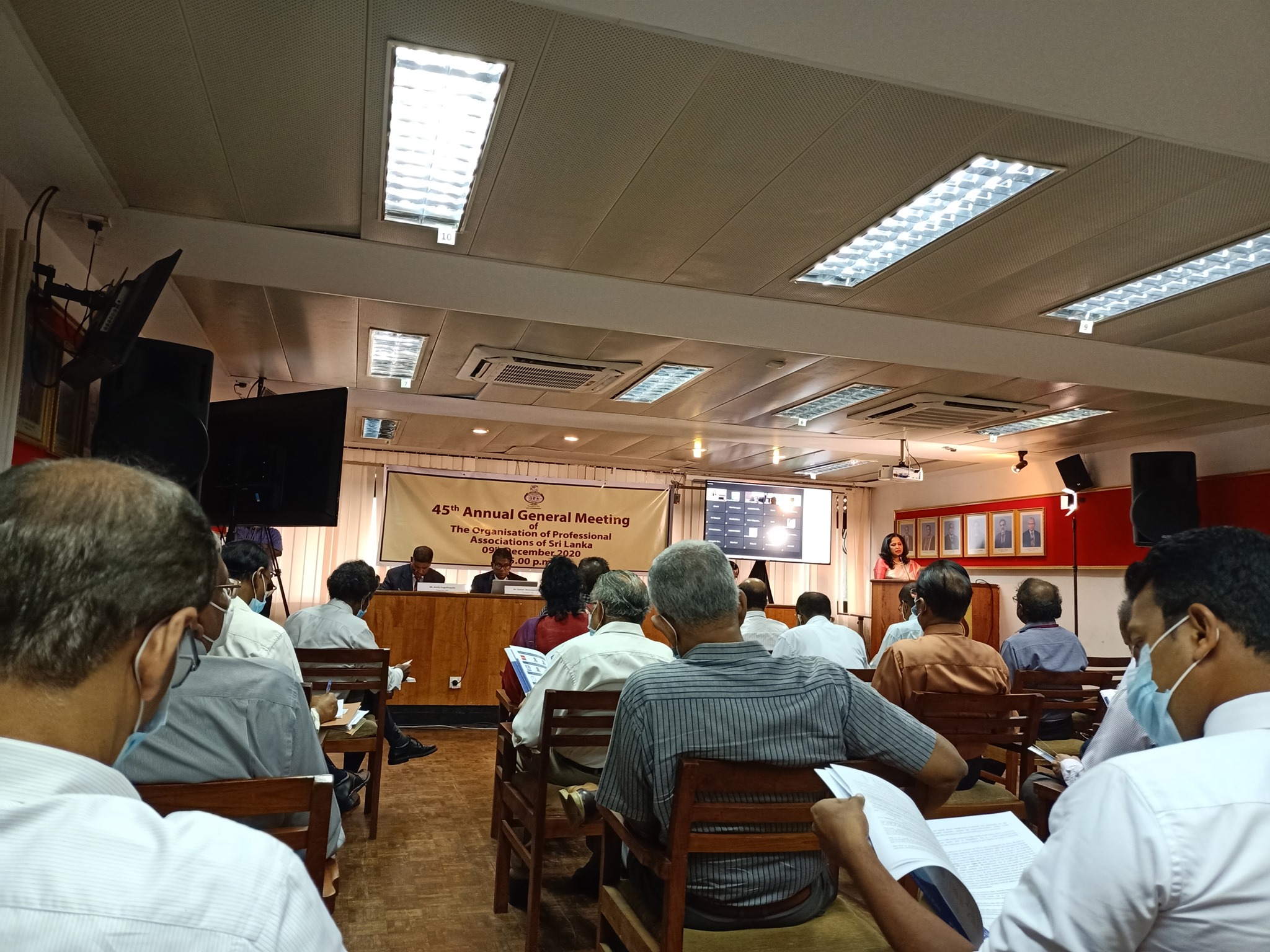 Organisation of Professional Association of Sri Lanka Annual General Meeting - DECEMBER 2020 photo 1