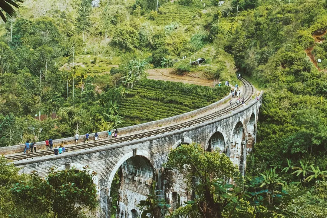 Nine Arch Bridge in Ella, Sri Lanka