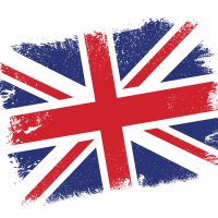 grunge union jack flag background